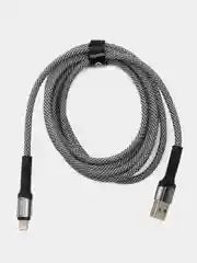 Провод Герлакс Lightning для iPhone  кабель зарядки для телефона Lightning usb 6А 2 метра