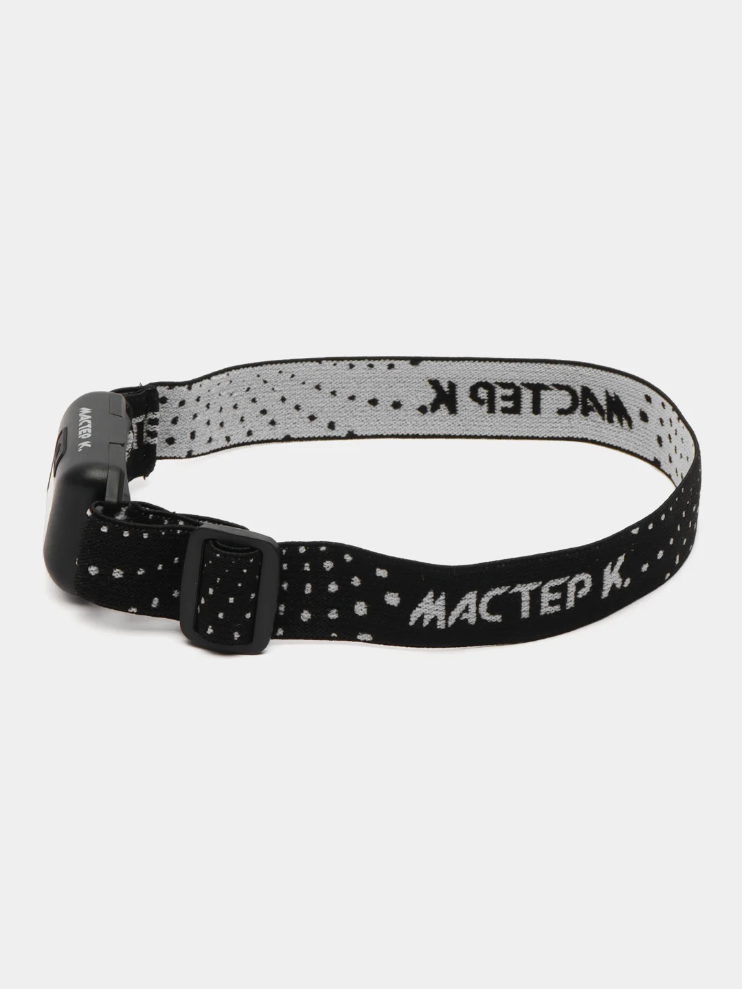 Черный фонарь налобный "Мастер К", 3 Вт, 120 лм, 3ААА, черный