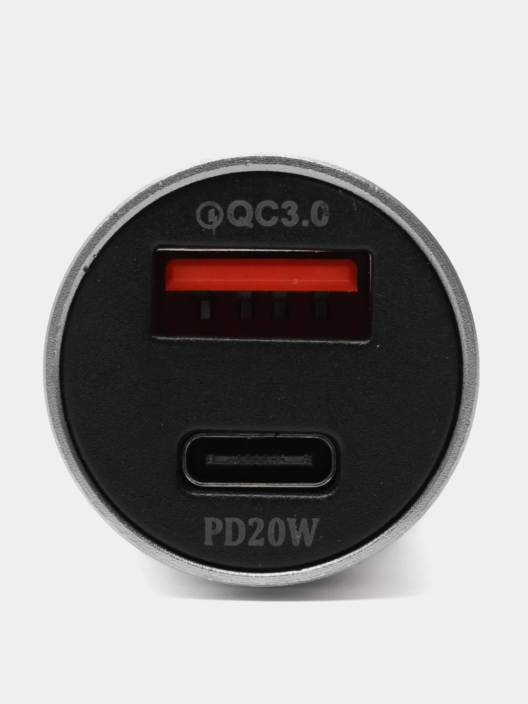 Зарядное устройство автомобильное 1 USB, Type-C, 20W QC 3.0 быстрая зарядка
