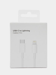 Быстрая зарядка кабель lightning type-c 1 метр для IPHONE