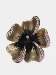 Оливковый брошь