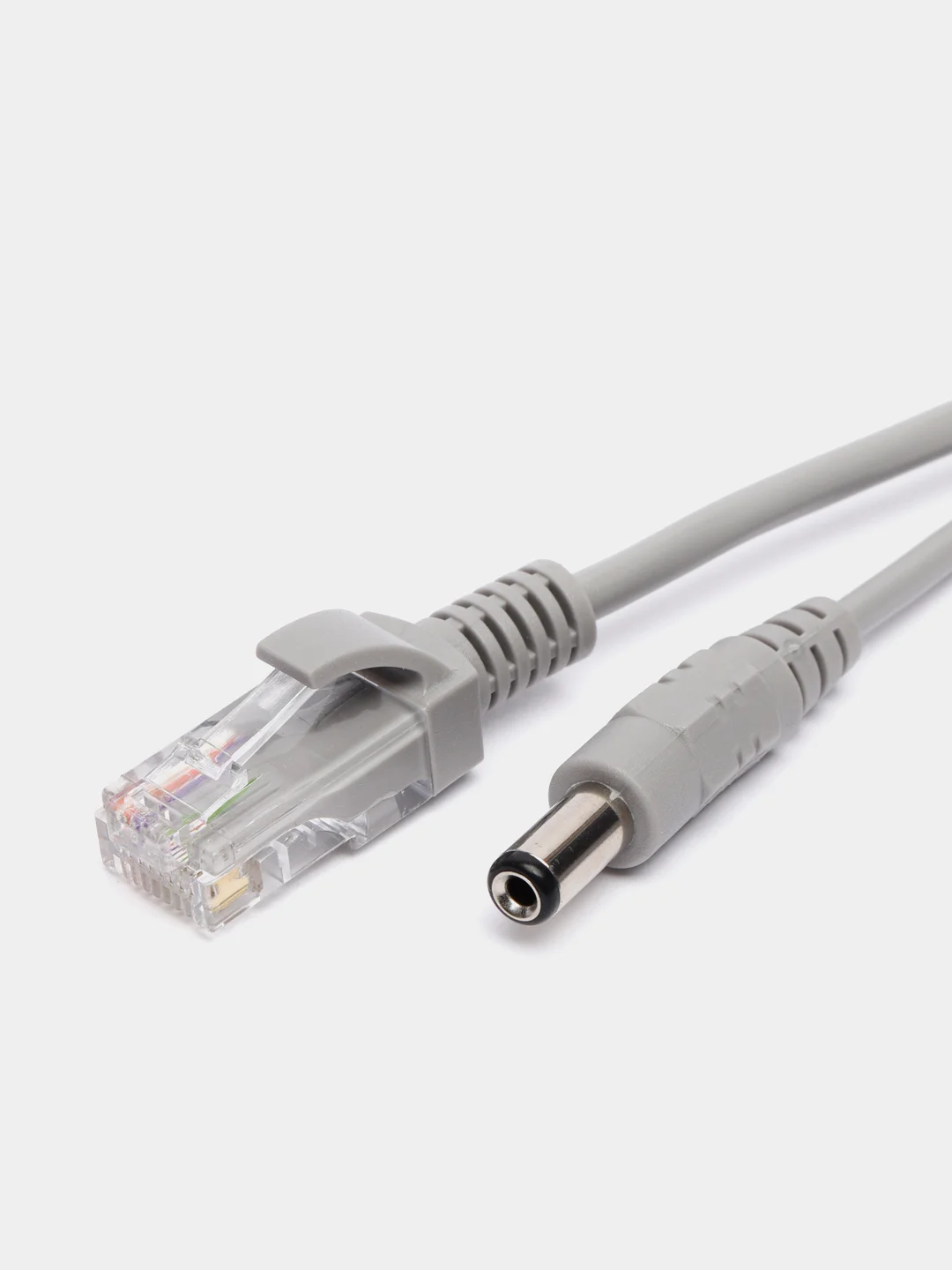 Кабель 2 в 1 шнур удлинитель питания для ip камеры видеонаблюдения и провод видеокамеры
