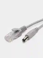 Кабель 2 в 1 шнур удлинитель питания для ip камеры видеонаблюдения и провод видеокамеры