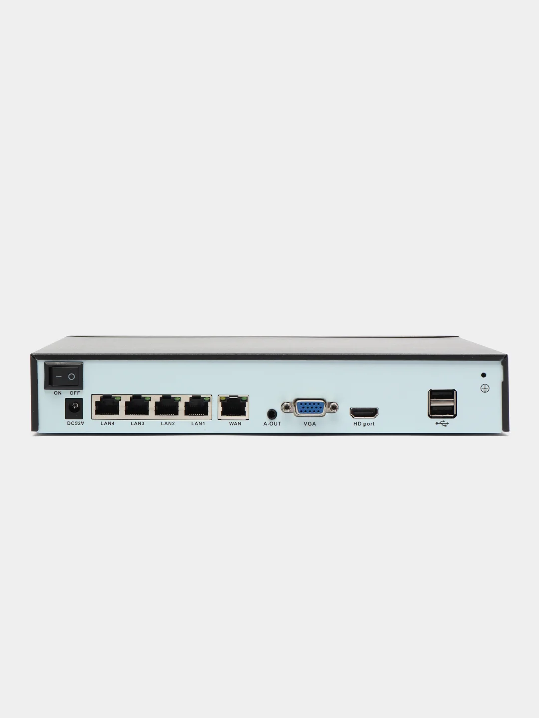 Цифровой IP видеорегистратор на 4 канала с POE и поддержкой камер 8Мп Ps-Link PS-I3104XP