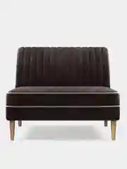 Коричневый диван MONOFIX, АММА, велюр