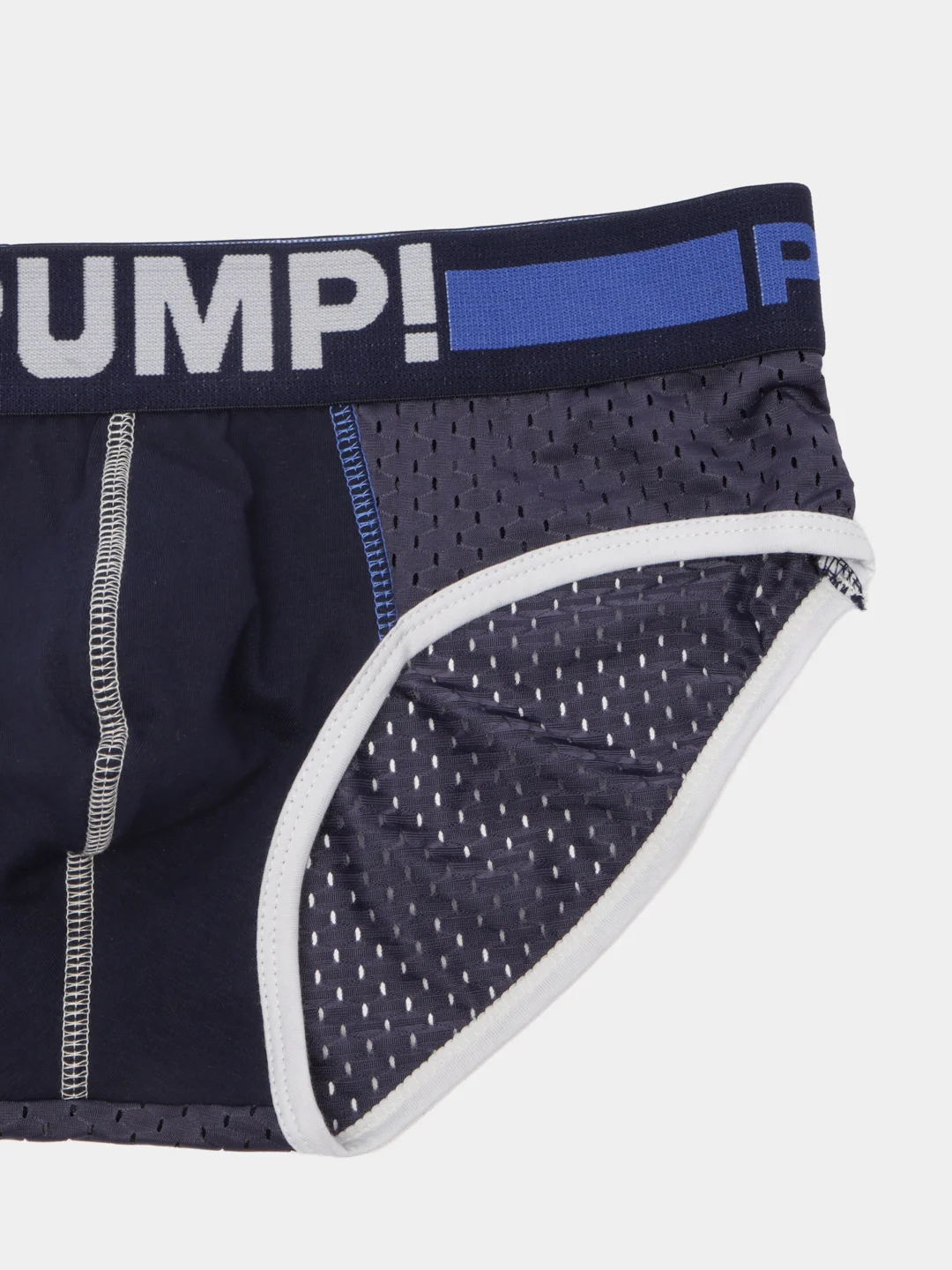 Синий мужские трусы брифы PUMP