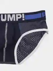 Синий мужские трусы брифы PUMP