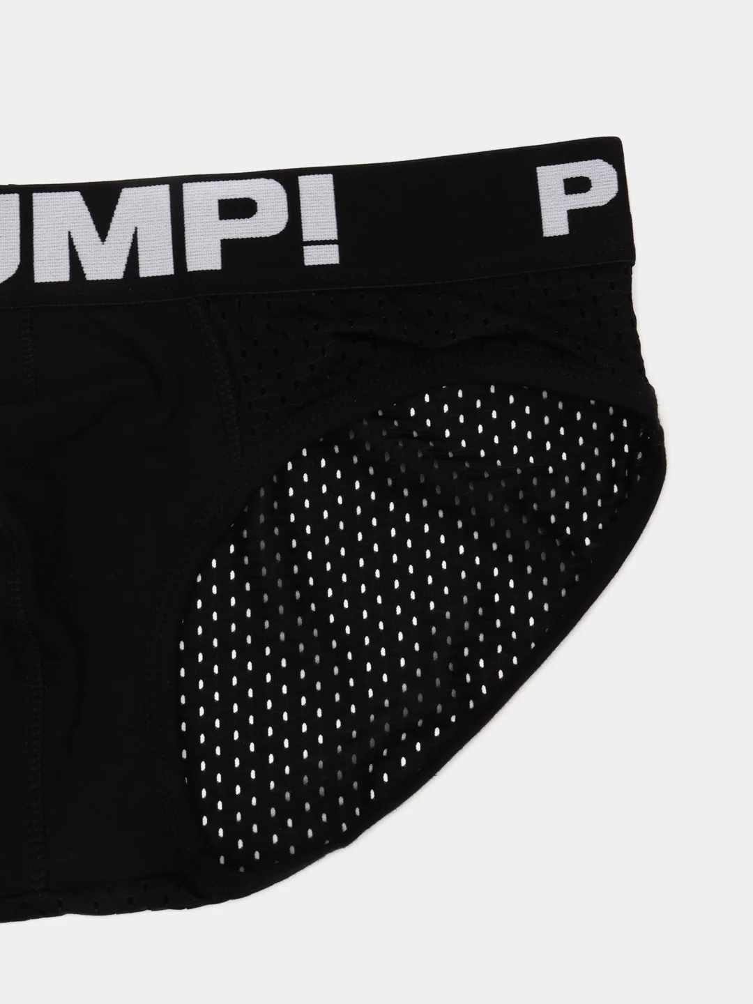 Черный мужские трусы брифы PUMP