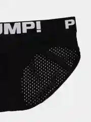 Черный мужские трусы брифы PUMP