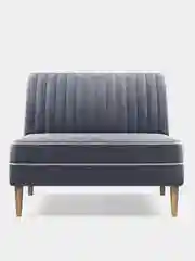 Серый диван MONOFIX, АММА, велюр