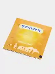 Презервативы ребристые с силиконовой интимной гель смазкой для секса Torex 3 штуки