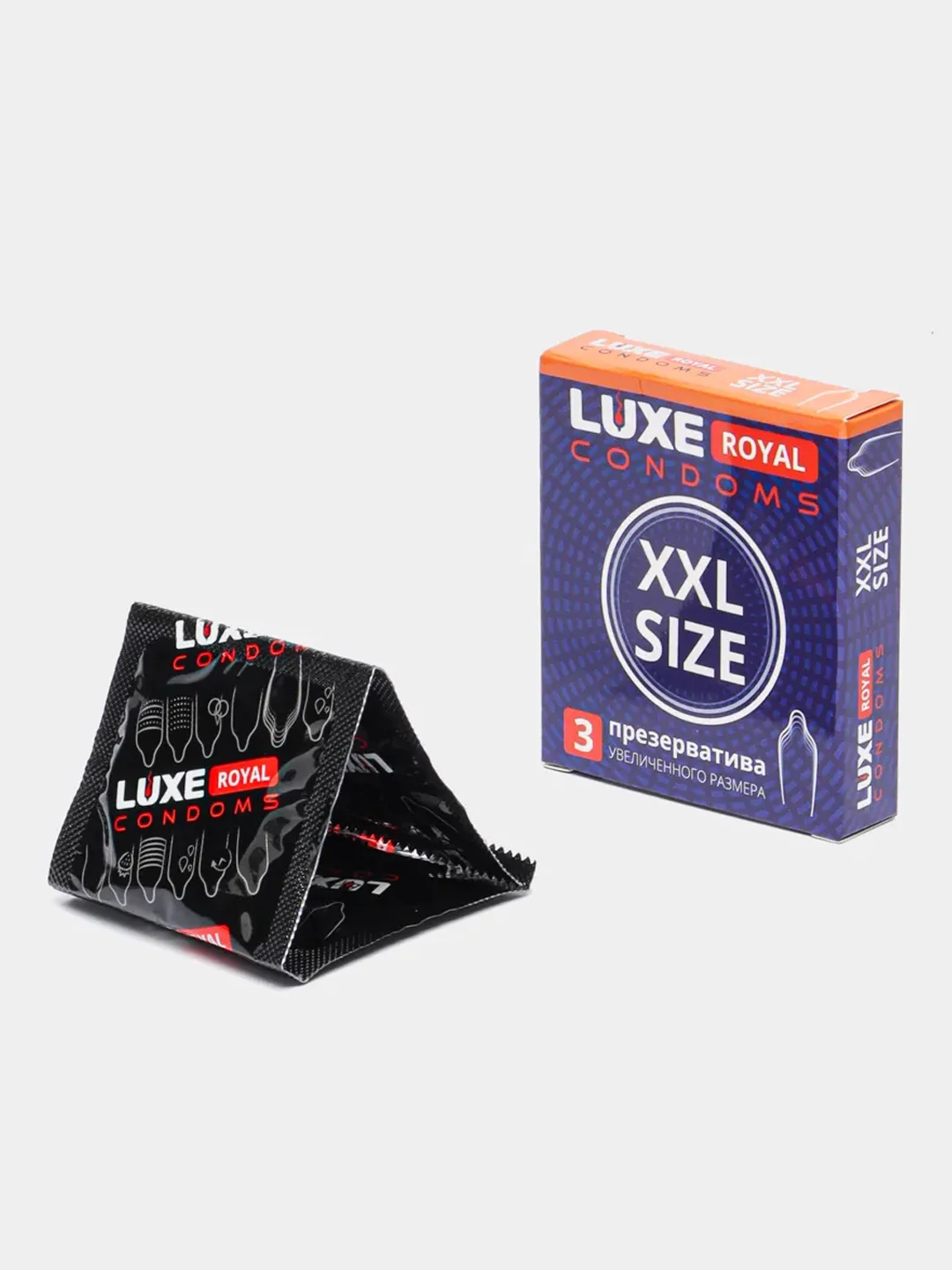 Презервативы LUXE ROYAL XXL Size, 3 штуки
