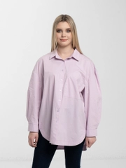 Рубашка женская, базовая, oversize