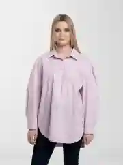 Рубашка женская, базовая, oversize