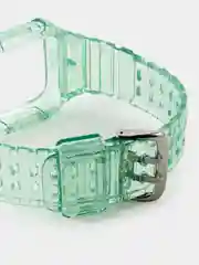 Зеленый прозрачный ремешок для Apple Watch 38 / 40 / 41 / 42 / 44 mm чехол-бампер