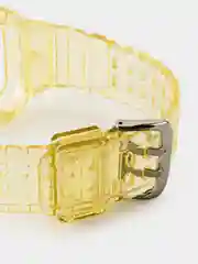 Желтый прозрачный ремешок для Apple Watch 38 / 40 / 41 / 42 / 44 mm чехол-бампер