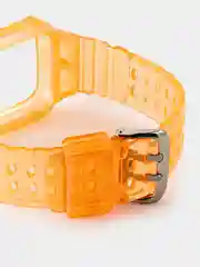 Оранжевый прозрачный ремешок для Apple Watch 38 / 40 / 41 / 42 / 44 mm чехол-бампер