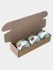 Серый свеча ароматическая из кокосового воска