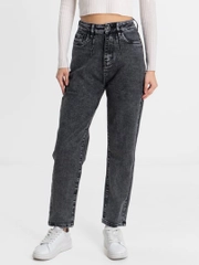 Джинсы мом с высокой посадкой, женские бананы, mom fit