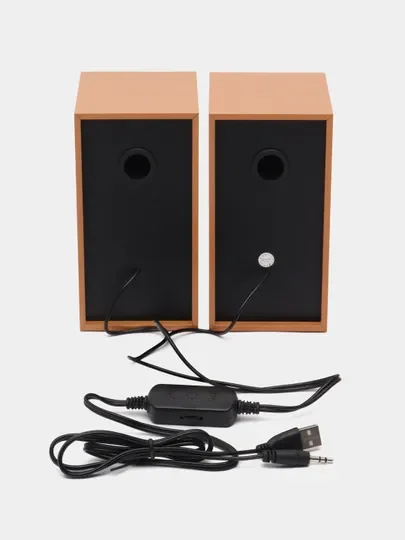 Черный акустические колонки для компьютера GFPoWeR TS-01, 6 Вт, USB