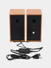Черный акустические колонки для компьютера GFPoWeR TS-01, 6 Вт, USB