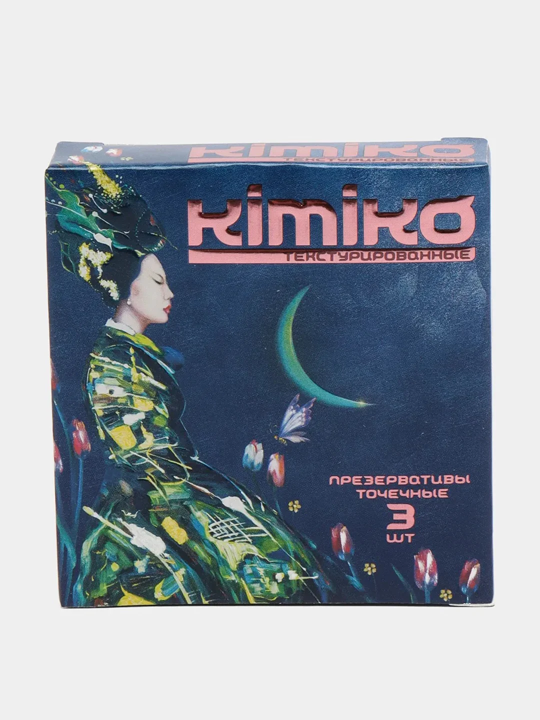 Синий презервативы "Kimiko" 3 штуки, 6 видов