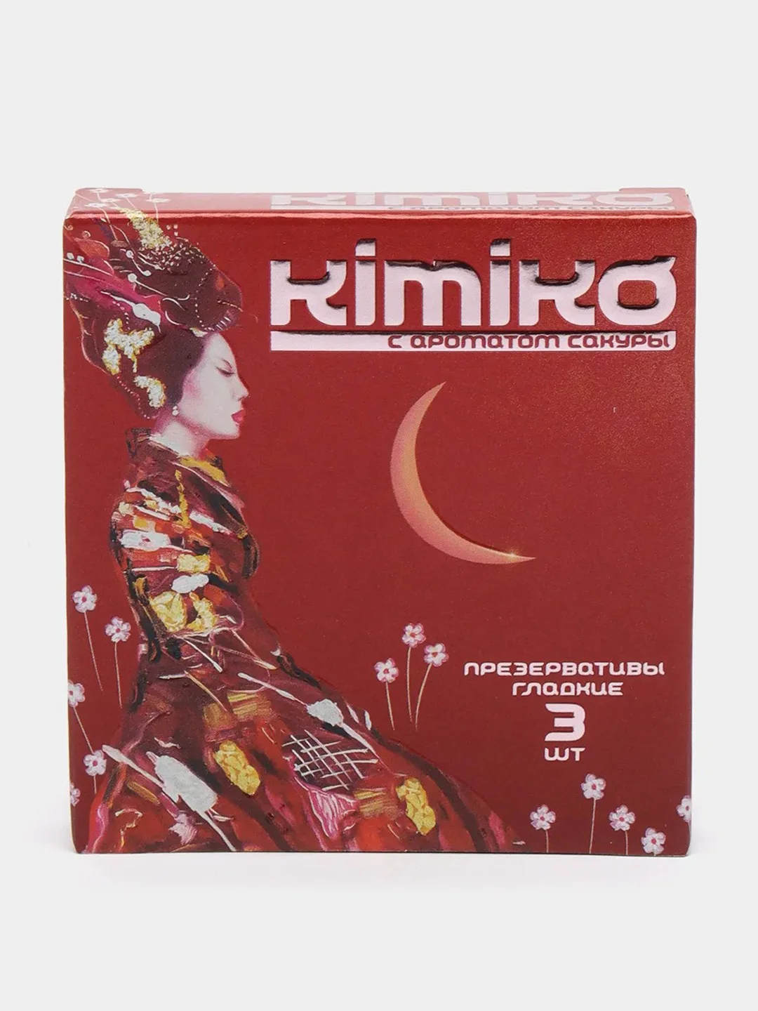 Красный презервативы KIMIKO, 6 видов, 3 штуки