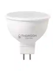 Лампочка светодиодная THOMSON TH-B2043 4 Вт, GU5.3, MR16, полусфера, 3000K теплый свет