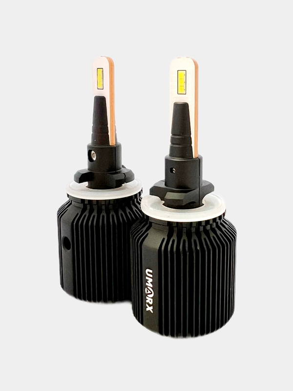 Лампа светодиодная(LED) в птф H27(880/881), 20W, 5000k, 2 шт, без вентилятора