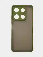 Чехол для Infinix Note 30 Pro (Инфиникс Нот 30 Про), пластиковый, матовый, с цветными кнопками