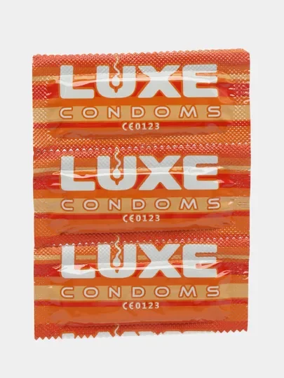 Шоколадный презервативы "Luxe" с разными ароматами на выбор, 3 шт
