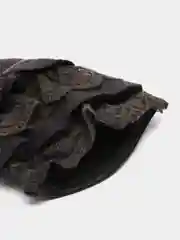 Коричневый перчатки из шерсти Venera/Италия/женские/с кружевом