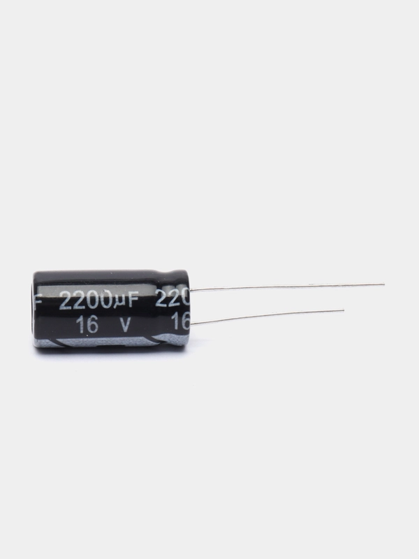 5 штук, 2200мкф, 16В, Конденсатор электролитический 2200UF, 16V, 105C, 10 х 20