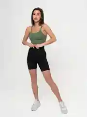 Зеленый топ женский, базовый, спортивный, кроп-топ, бюстгальтер, бра
