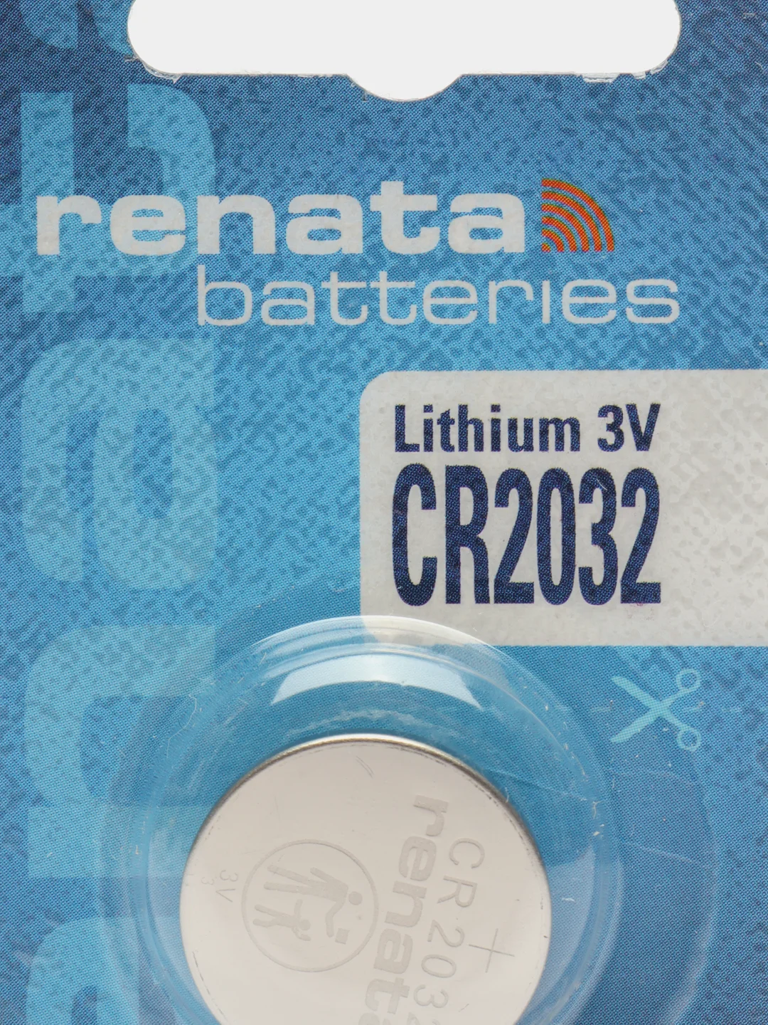 Батарейка Renata CR2032 Lithium Battery, 3В (1 шт.), литиевая