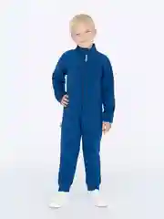 Лазурный комбинезон для мальчика Утенок, флисовый
