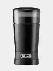 Кофемолка DeLonghi KG200, черный, 170 Вт, вмещает до 90 г зерен