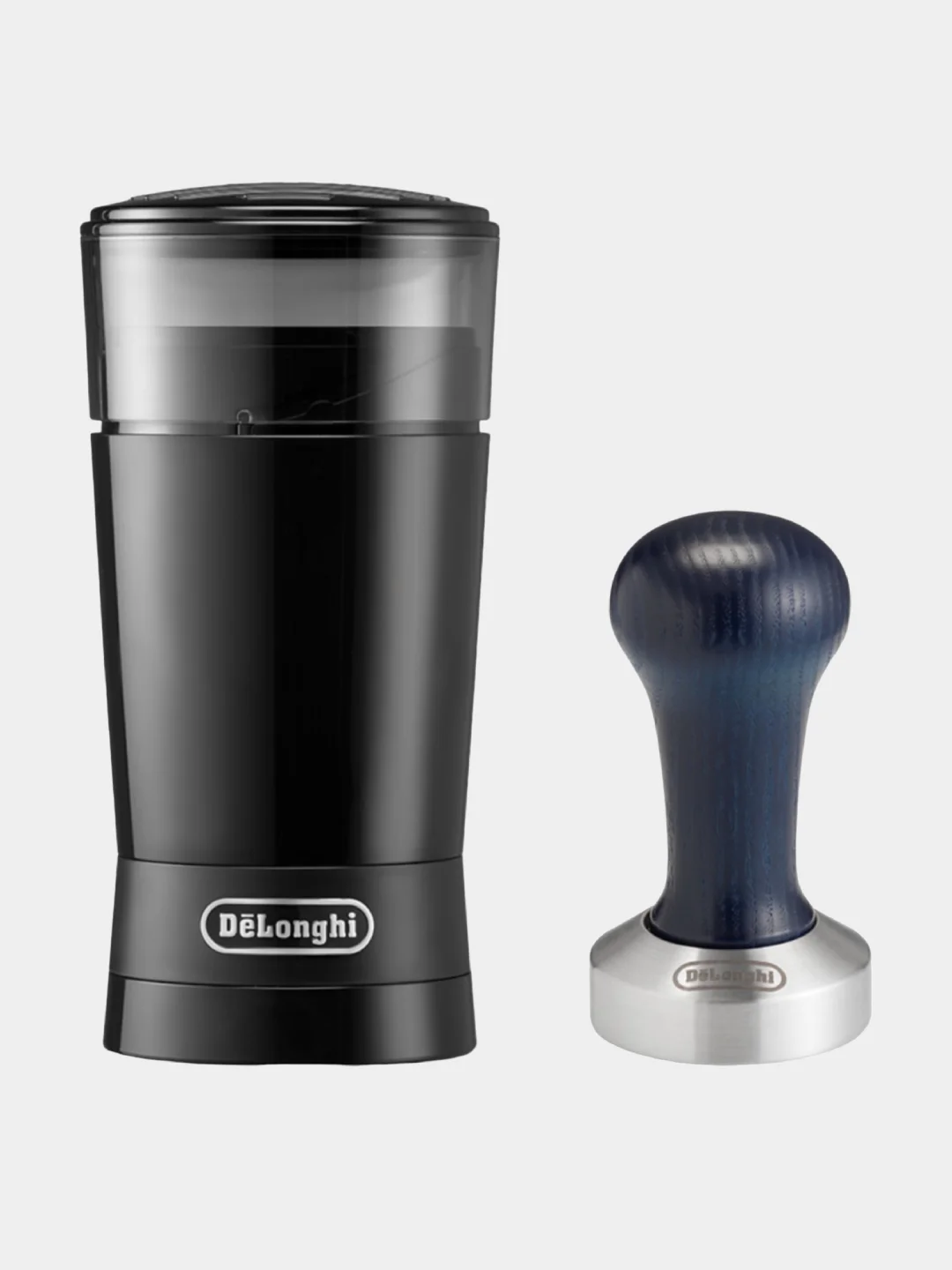 Кофемолка DeLonghi KG200, черный, 170 Вт, вмещает до 90 г зерен