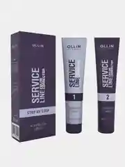 Смывка кислотная корректор цвета Service Line  Ollin Professional, 2х100 мл