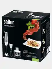 Блендер погружной Braun MQ535 SAUCE, 600 Вт, 3 насадки, 2 скорости