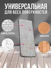 Сменная насадка тряпка из микрофибры для швабры с отжимом 5 шт 32*12, насадка на швабру