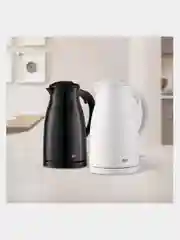 Белый чайник BQ KT1709S, ЭФФЕКТ ТЕРМОСА, МОЩНОСТЬЮ 2200 Вт, 2.5л, ВСТРОЕННЫЙ ТЕРМОМЕТР