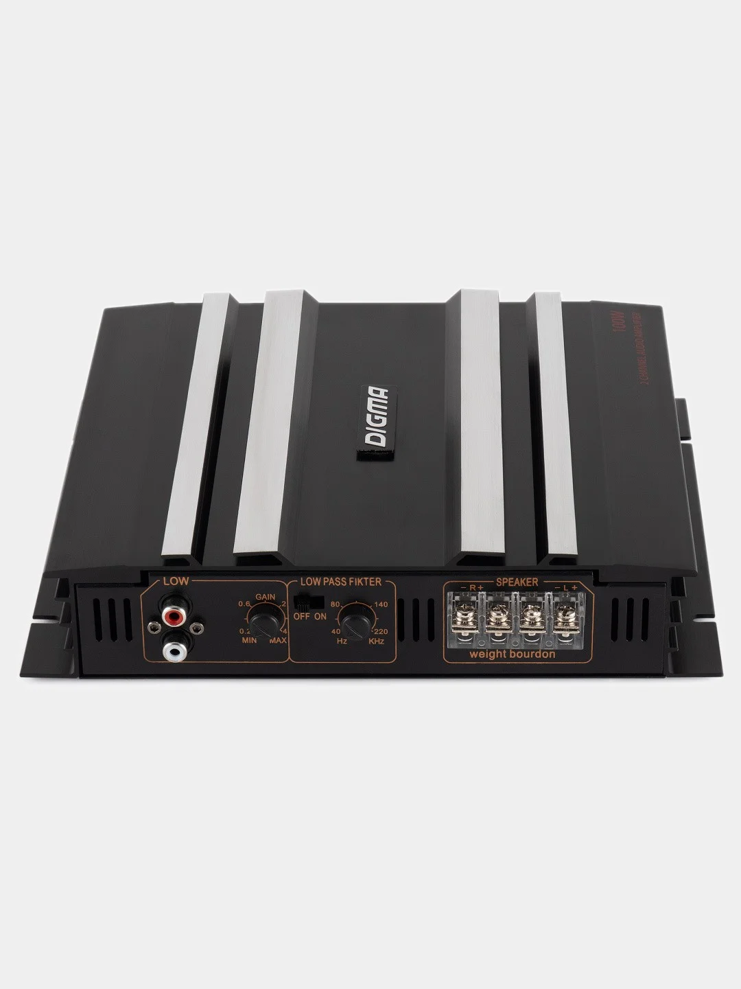 Усилитель автомобильный Digma DCP-200, черный