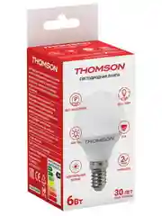 Лампочка светодиодная THOMSON TH-B2032 6 Вт, E14, шар, 4000K нейтральный белый свет