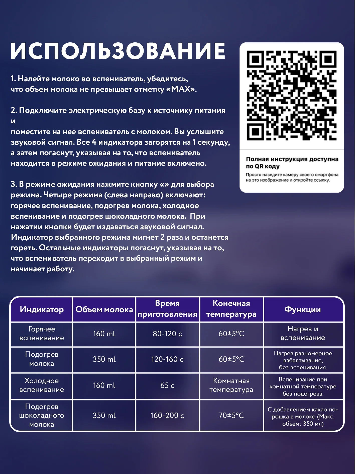 Черный капучинатор вспениватель для молока электрический с подогревом, взбиватель пены для кофе