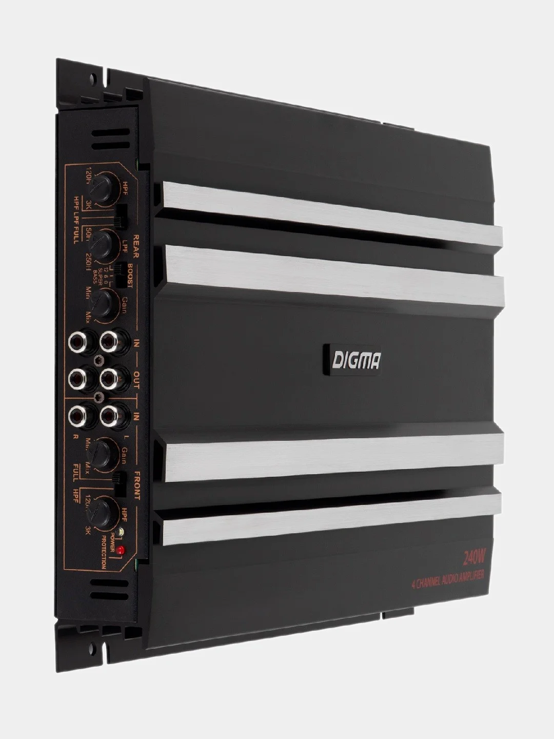 Усилитель автомобильный Digma DCP-400, черный