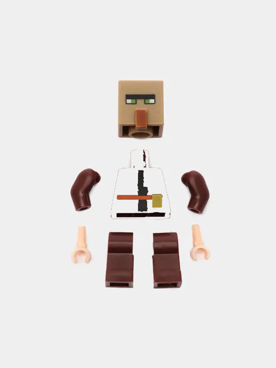 Бордовый конструктор My World, детский, Minecraft