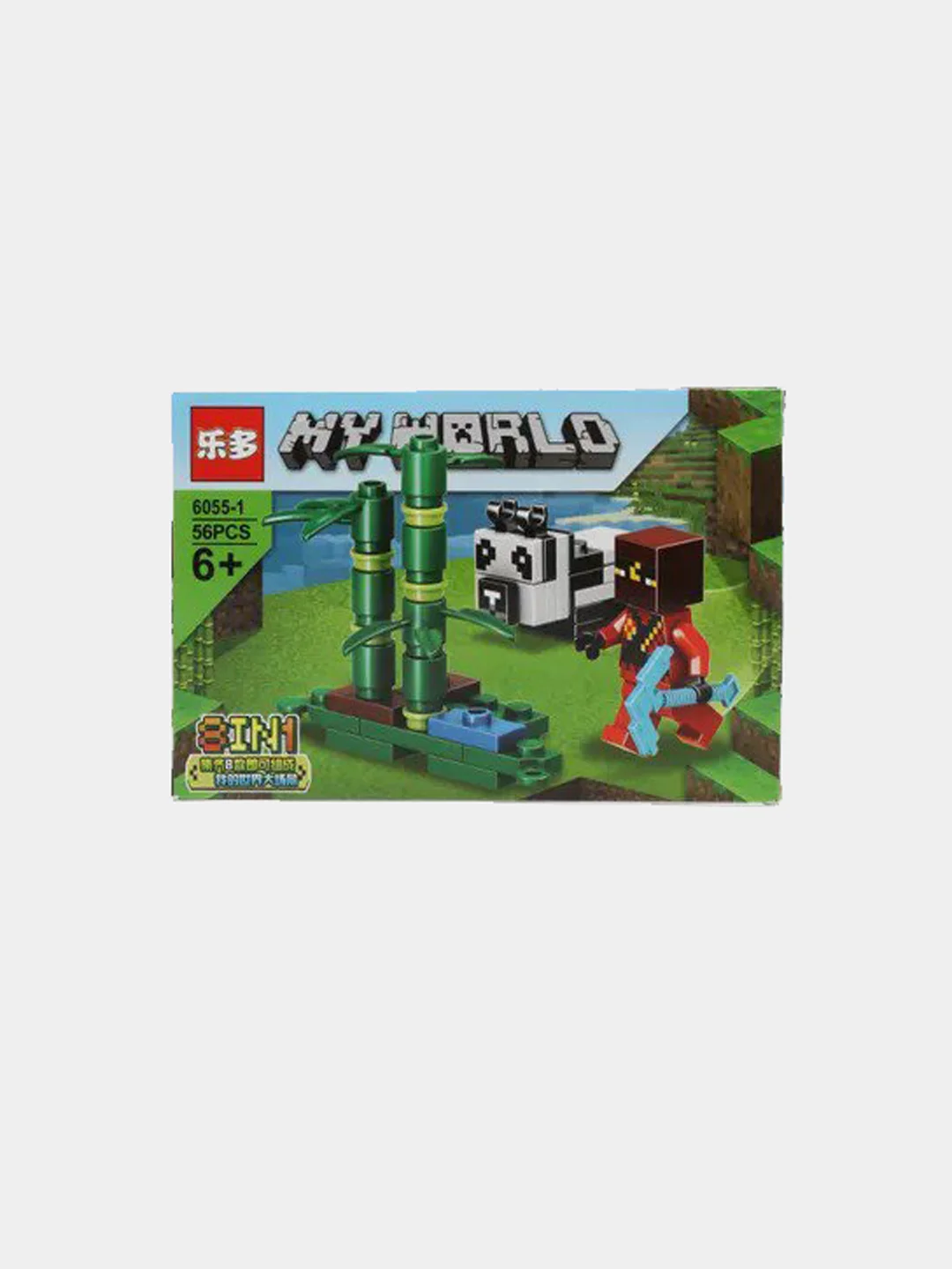 Бордовый конструктор My World, детский, Minecraft
