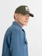 Зелёный хаки кепка сетчатая