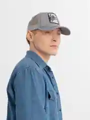 Серый кепка сетчатая